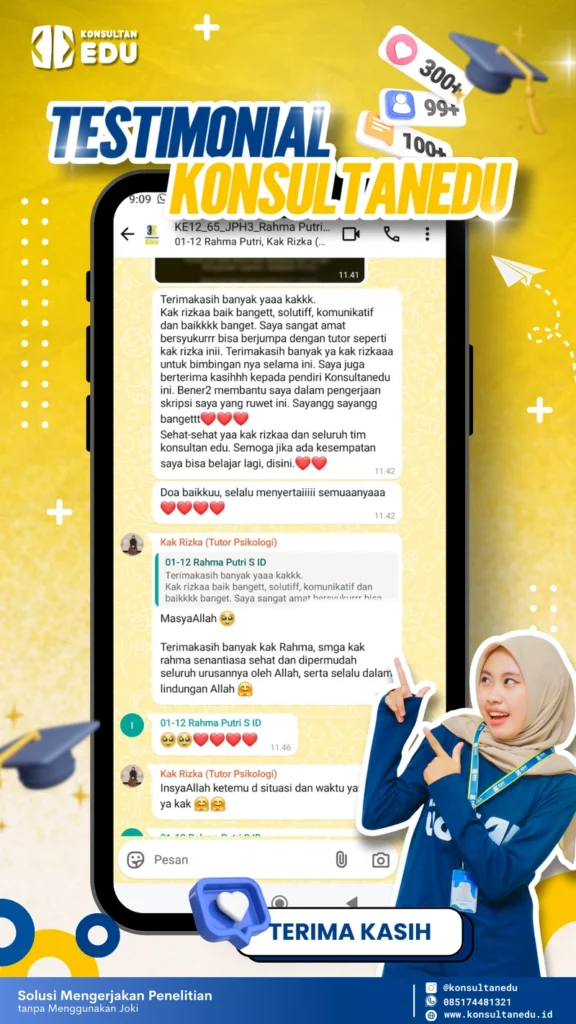 Gambar layanan bimbingan skripsi kuantitatif online